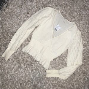 Urban Outfitters V-Neck Wrap Front Sweater